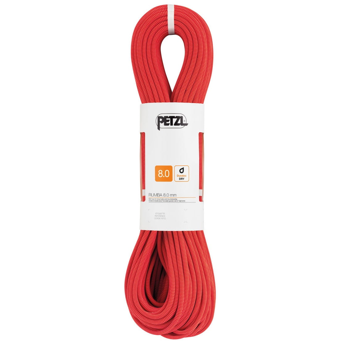 Petzl Rumba 8 mm クライミングハーフロープ
